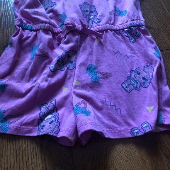 L.O.L. Surprise pink cotton romper in size S (6/6x) - Picture 4 of 5